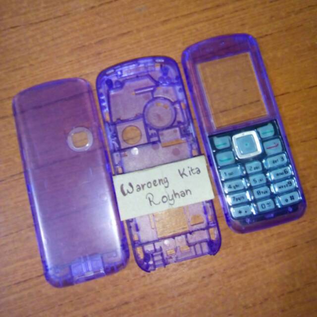 Casing Nokia 6070 Nokia 5070 Fullset Ungu Transfaran