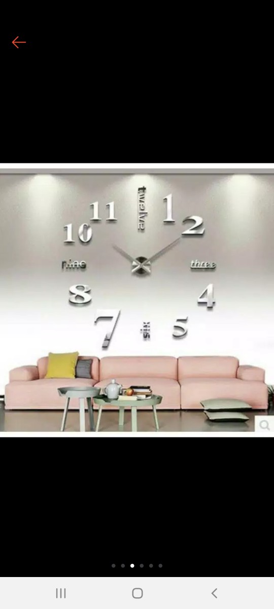 Jam Dinding Besar Diy Giant Wall Clock Quartz Creative Design 80-130cm - Diy-104