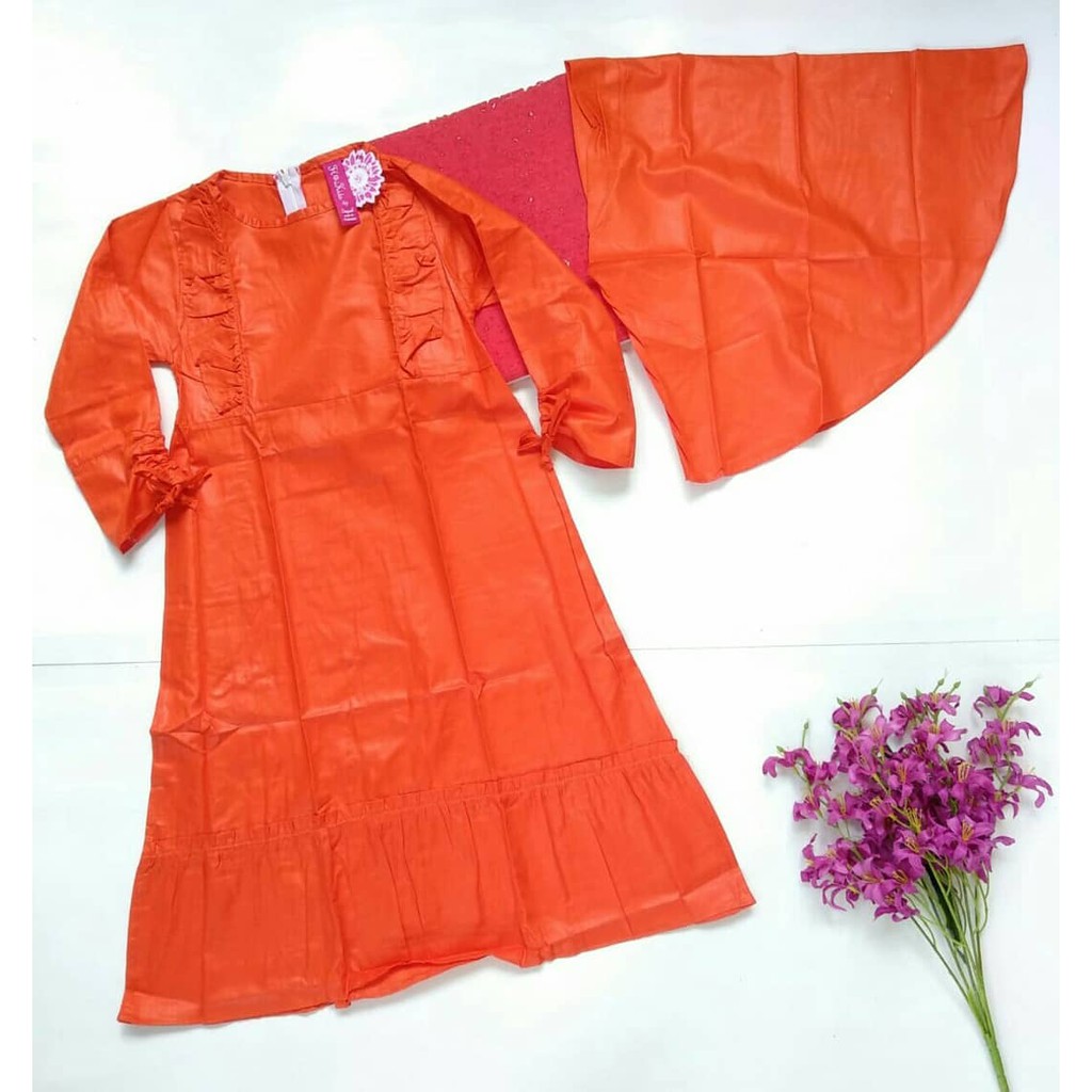 model baju gamis anak perempuan terbaru 2019 / 2 tahun sampai 4 tahun