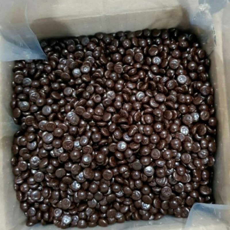 

coklat chip coklat repack 250 gram 1/2 bulat