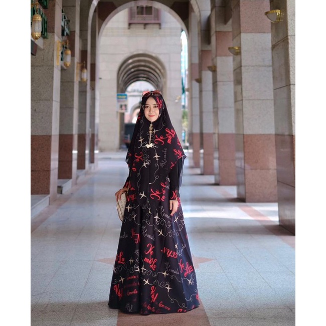 DRESS DAN KHIMAR TATW SET DAILY DRESS SYARI BY KAMEELA HIJAB
