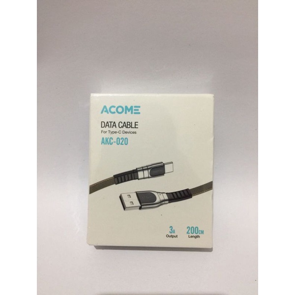 Kabel Data ACOME Type C Fast Charging 3A