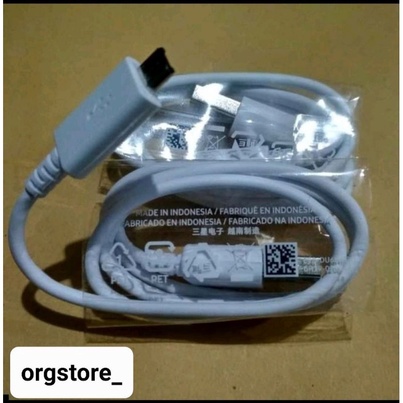 Kabel Data SAMSUNG Micro Usb Original Indonesia 100% Cable Data Samsung Fast Charging