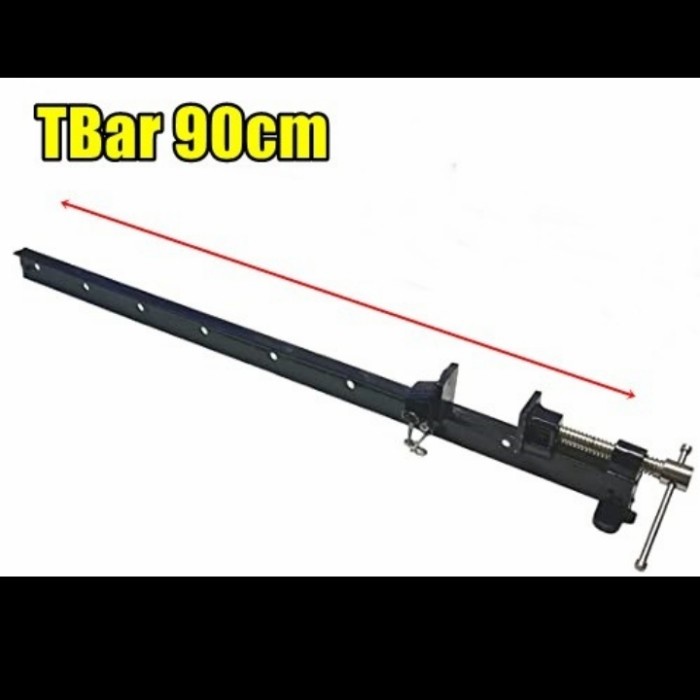 T bar clamp 90cm / press papan kayu / klem meja