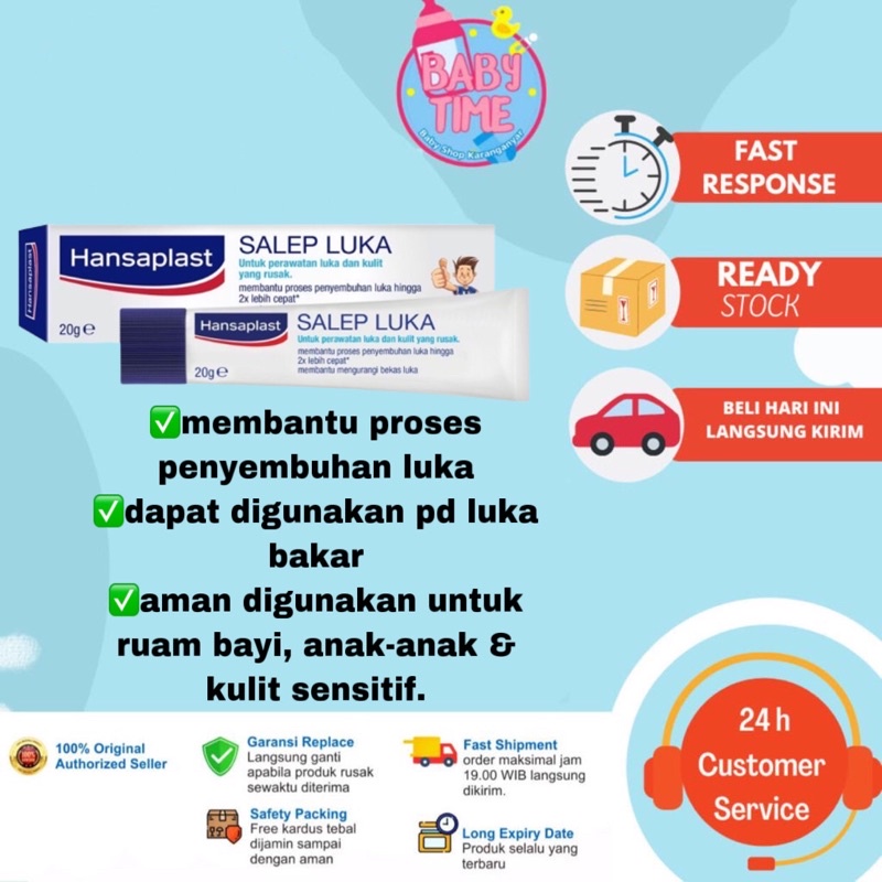 Hansaplast Salep Luka Wound Healing Ointment 3.5gr