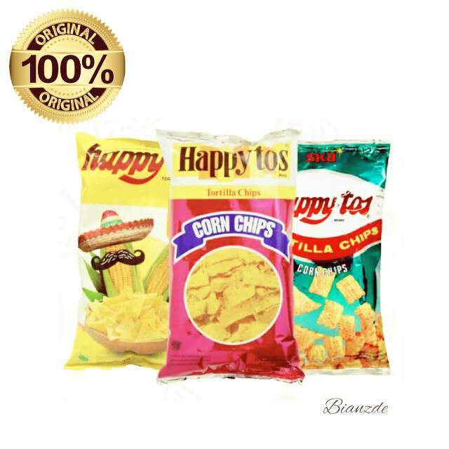 

Happytos Tortilla Crips 180 gram / Snack Jagung / Snack Murah / Happytos