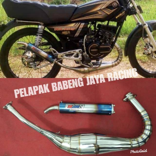 knalpot yamaha rx king rx k rx s kolong ninja fullkrum pelangi