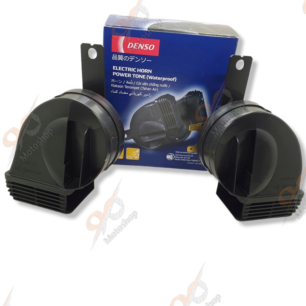 Denso Klakson Keong Waterproof Klakson Mobil Motor Tutup Anti Air 12V Horn