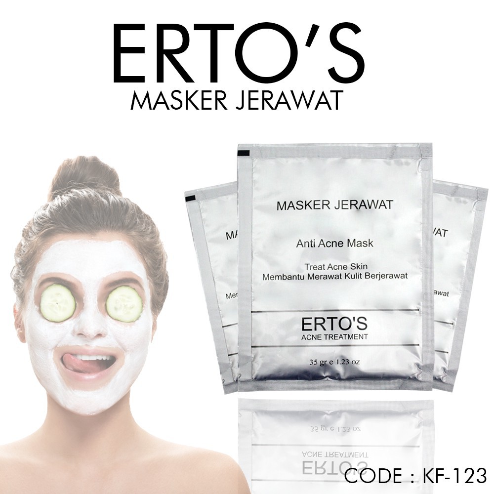 Ertos Masker Jerawat / Anti Acne Mask Original BPOM - Erto's