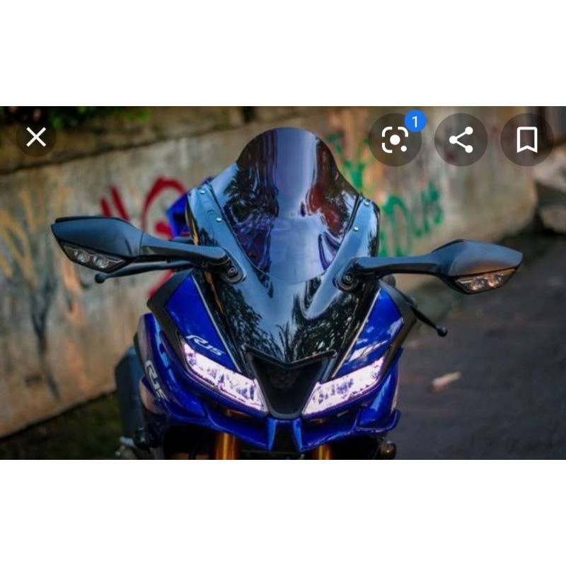 spion Kawasaki zx10r  universal motor ninja 250 R15 R25 ZX636 CBR 250 RR CBR 150 RR MONO SPION FERING SPION WINGLET DUCATI