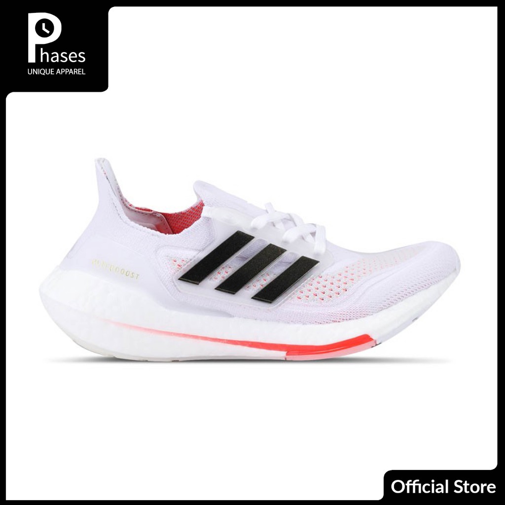 Adidas Ultraboost 21 White Orange Original