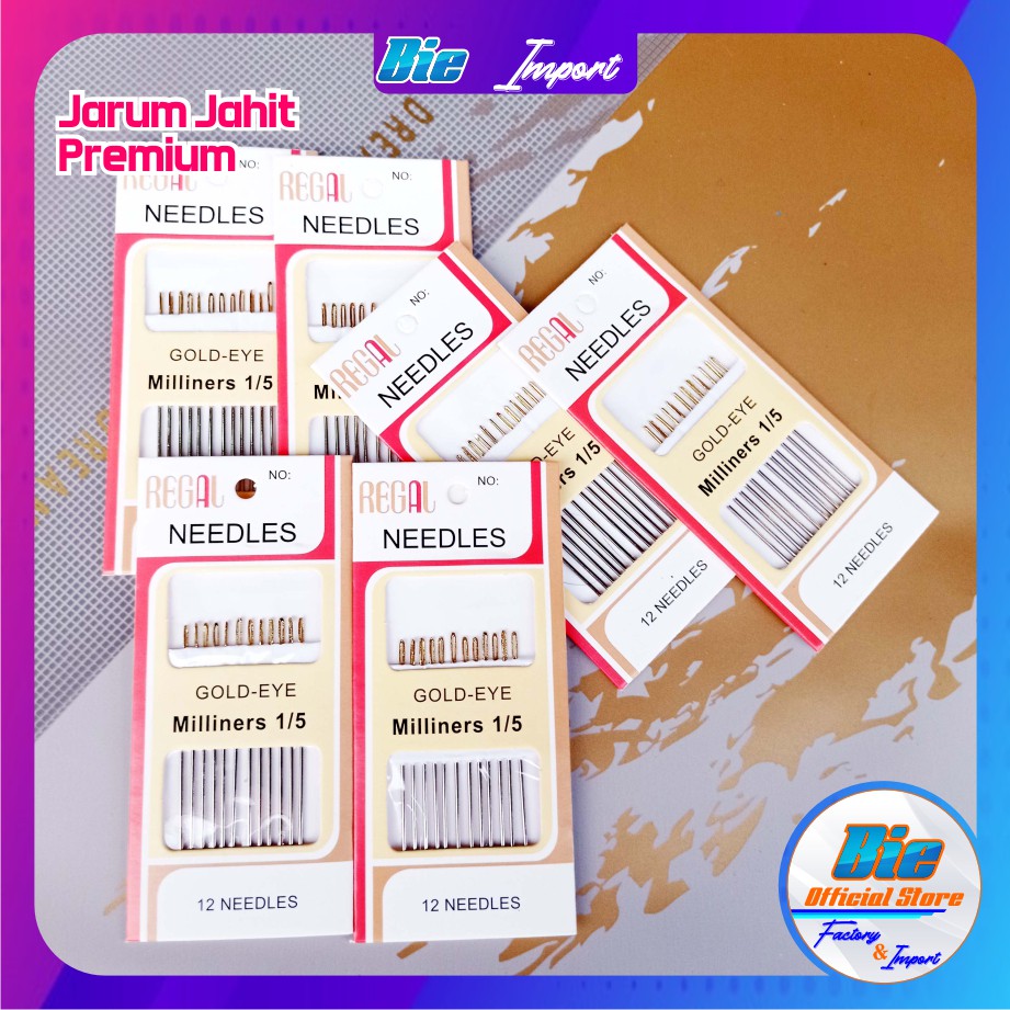 isi 12 Pcs Jarum Jahit Needless Premium Impor Best Seller