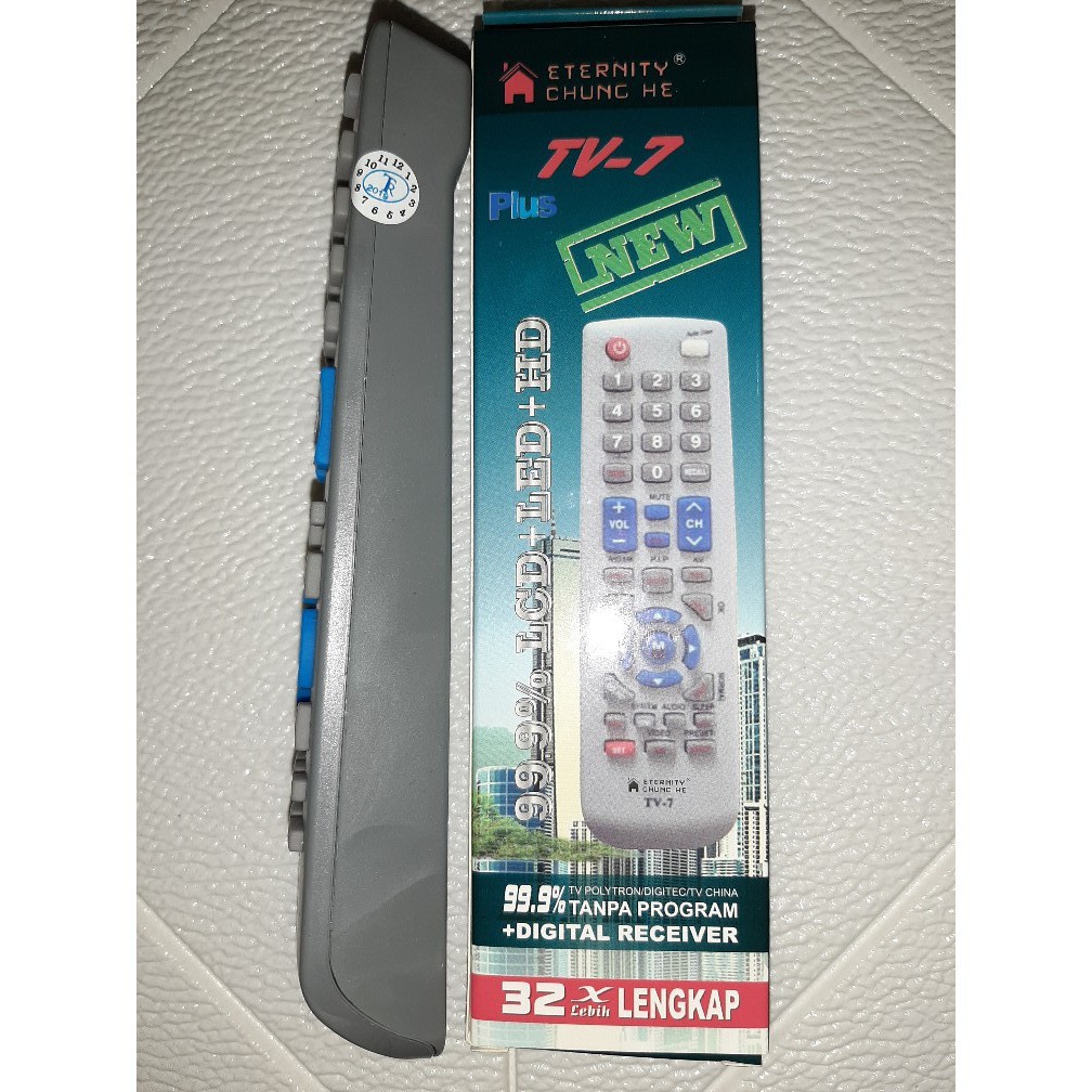 Remot Tv / Remot Multi Tv Tabung LCD LED Parabola Universal TV 7