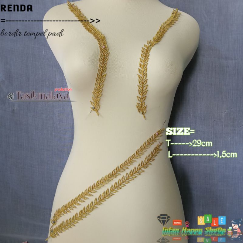 RENDA BORDIR TEMPEL PADI