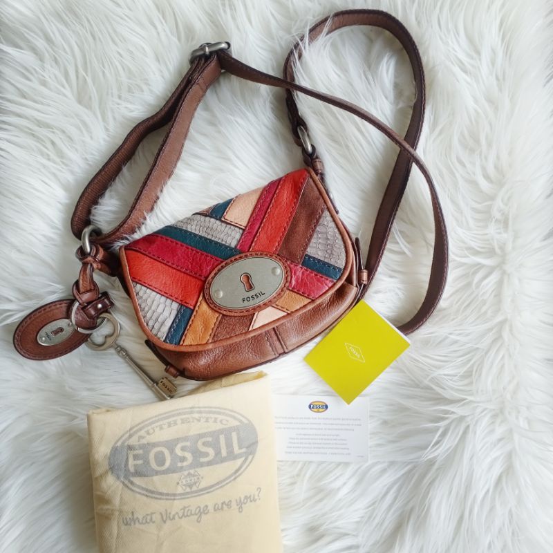 fossil maddox pacthwork ll fossil pw ll fossil preloved ll fossil maddox ll fossil mini maddox ll fossil pacthwork