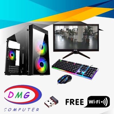 PC Lengkap Core I5 DDR 8GB SSD 128 GB  LED 19inch
