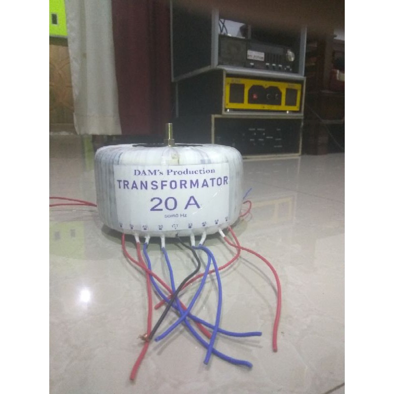 Trafo Toroid 20 A real ampere 100% tembaga murni
