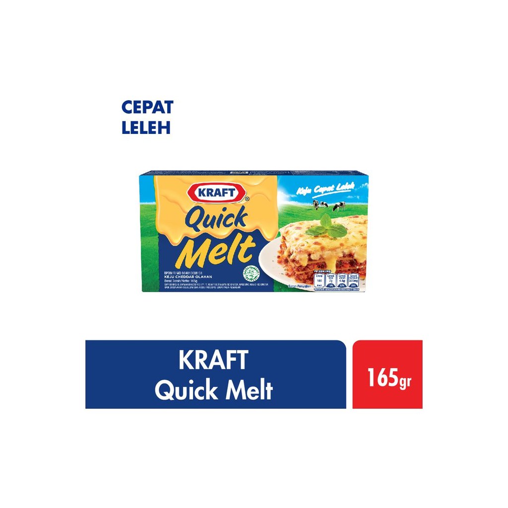 

Kraft Cheese Quick Melt 165Gr