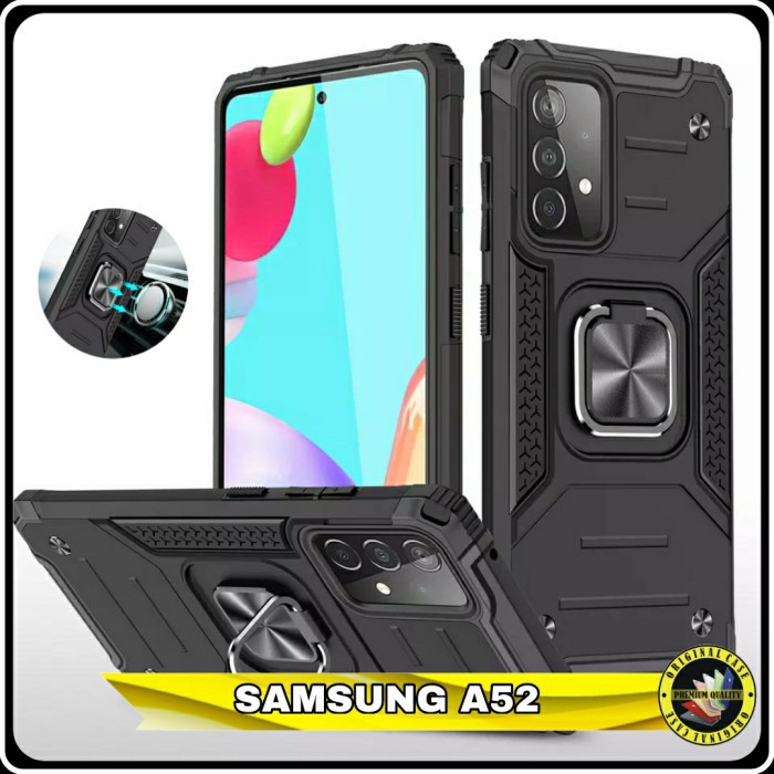 Case Samsung Galaxy A 52 A52 Hardcase Iring Magnetic Robot Hybrid