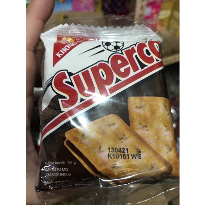 

Wafer-Biskuit- Khong Guan Superco 24 Gram. 1 Pack Isi 10 Sachet -Biskuit-Wafer.