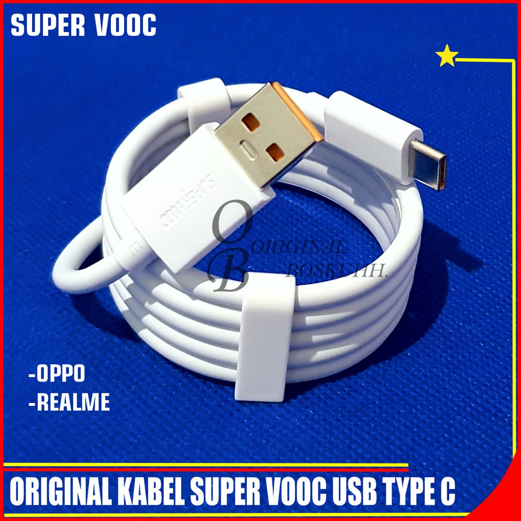 Kabel Data Realme 6 6 Pro USB C SUPER VOOC Original 100%