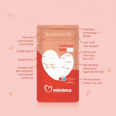 MIMIMA Kantong ASI / Kantung Susu 120 ml Isi 30 pcs