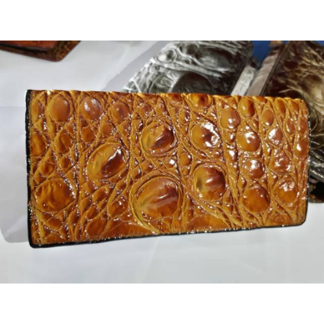 Dompet panjang kulit buaya Asli Merauke