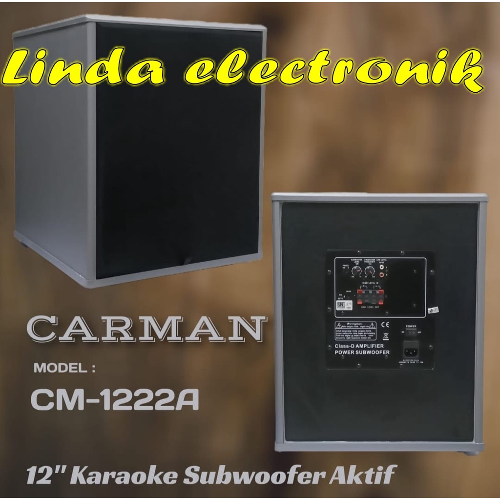 subwoofer carmen cm 1222a crimson cm1222a 12 inch original