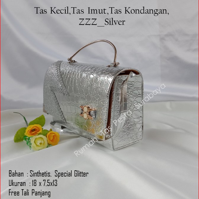 Tas Kecil,Tas Imut,Tas Kondangan,ZZZ__Silver