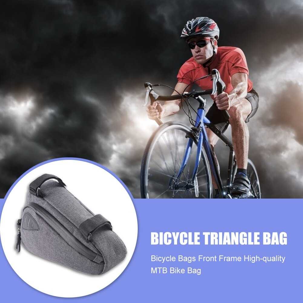 (100% BARANG ORI) Tas Sepeda Serbaguna Triangle Frame Bag Pouch - ROS-12657