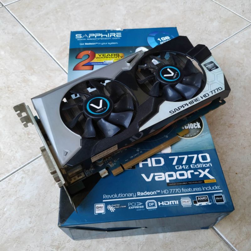VGA Card HD 7770 1gb OC GDDR5 - not GTX 750ti 660 650 R7