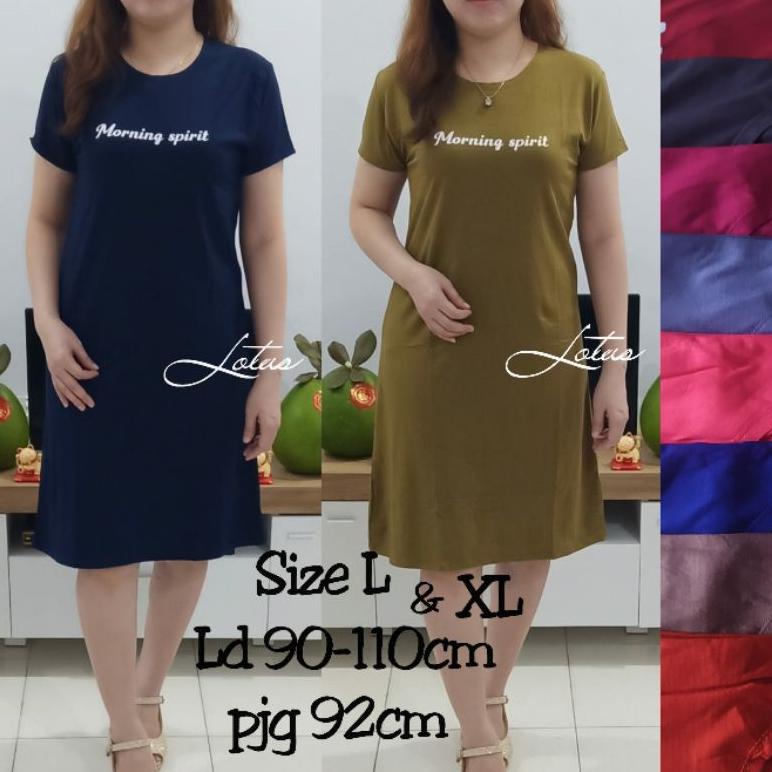 Daster Lemone Spandex Premium - Dress Casual
