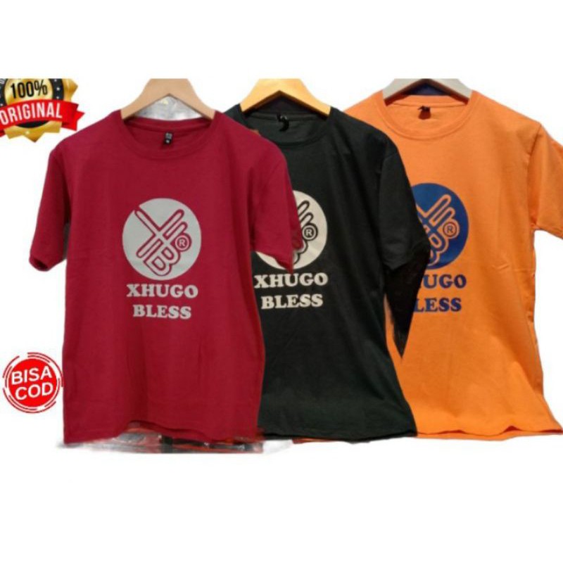 BAJU KAOS DISTRO PRIA ORIGINAL HUGO BLESS