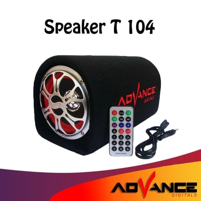 Advance T104 Speaker 10 &quot; Subwoofer Aktif Radio T-104 USB MicroSD