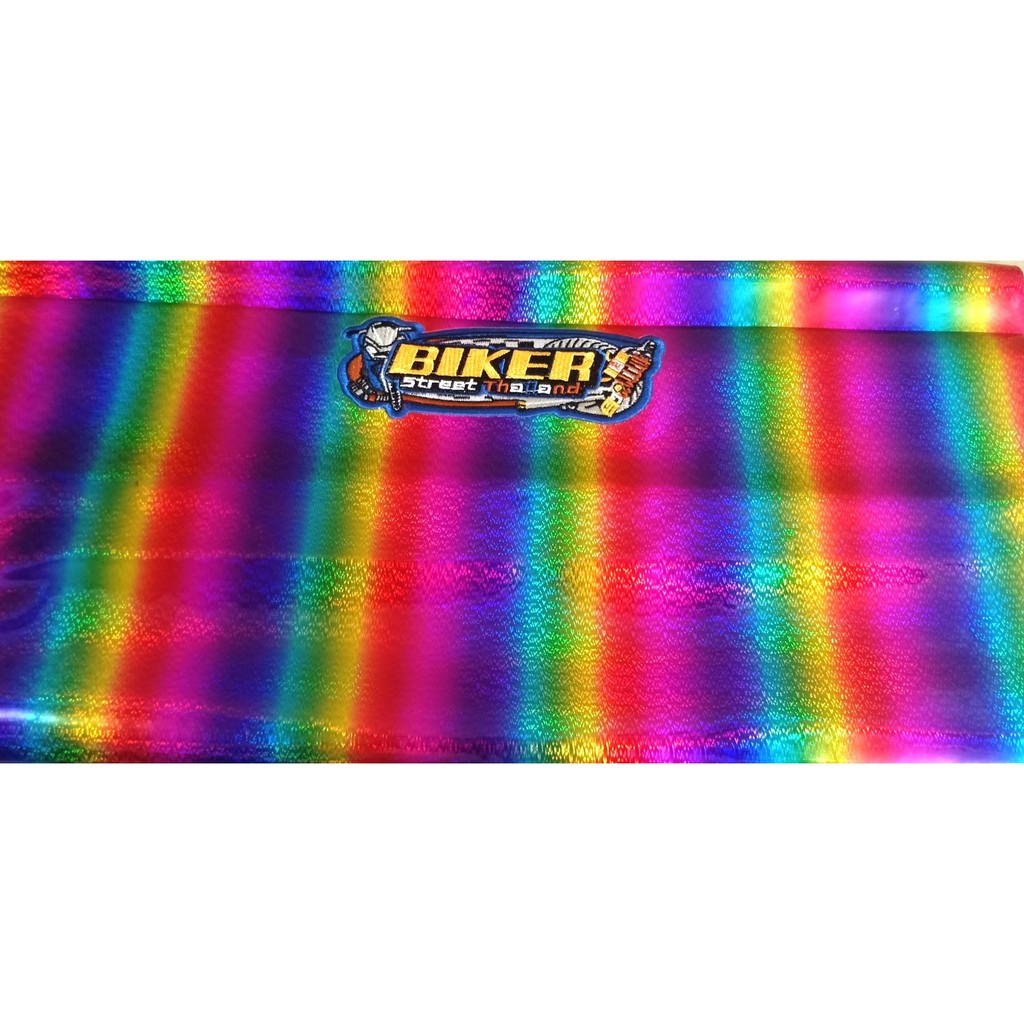 KULIT JOK BIKER PELANGI SARUNG KULIT JOK BIKER RAINBOW NEW MOTIF