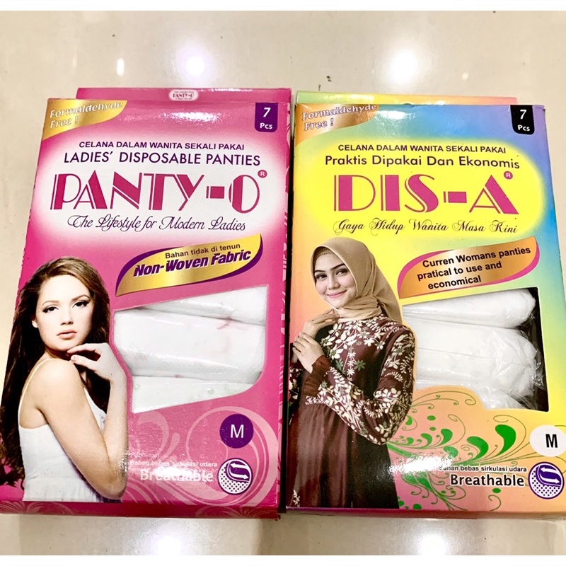 CELANA DALAM WANITA KERTAS / CELANA DALAM PRIA / CELANA SEKALI PAKAI JUST GO / DISPOSIBLE PANTS