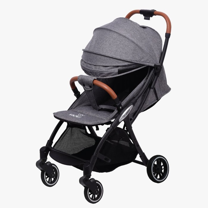 VIOLI STROLLER : AUTO FOLD GRAY