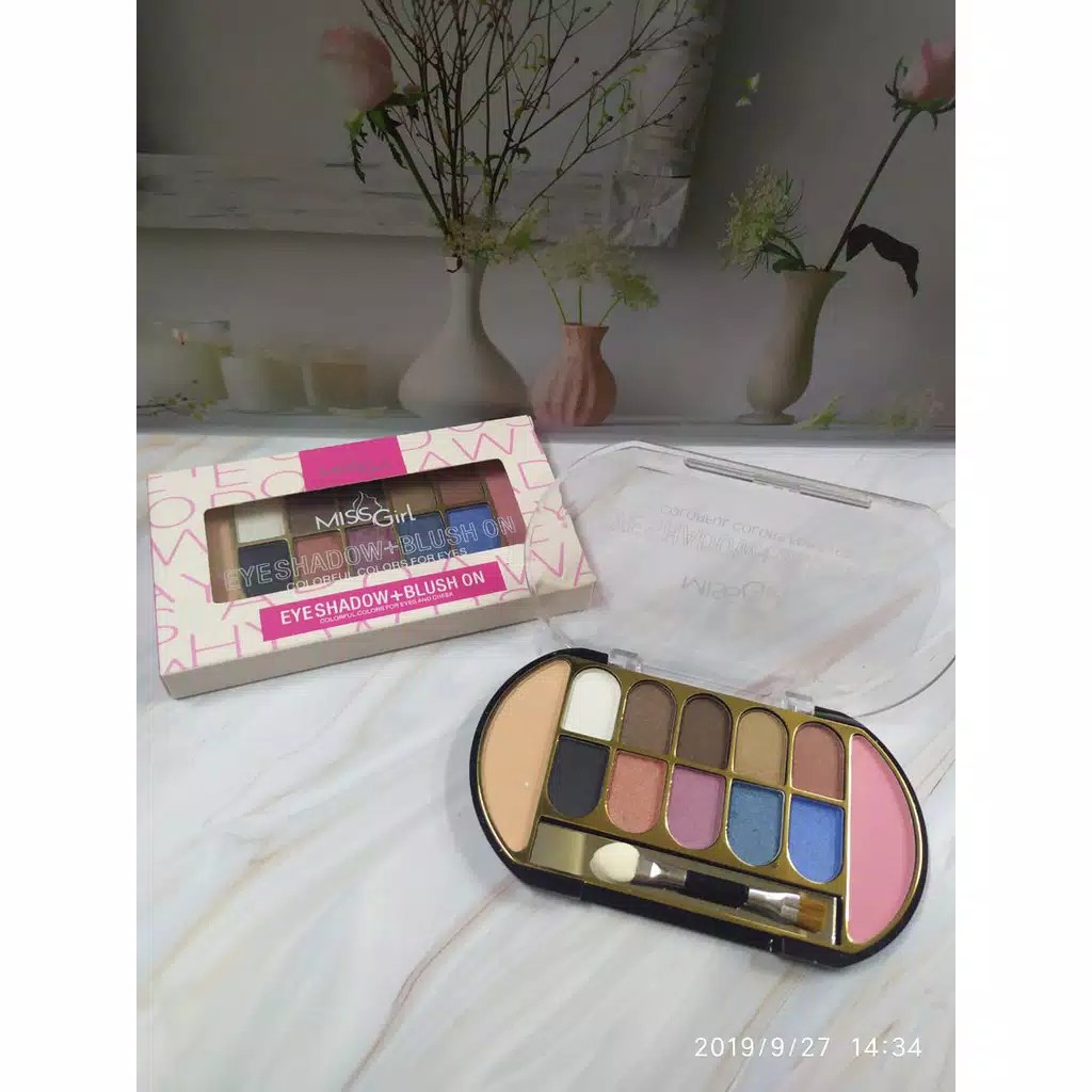 (CYBER) COD TERBARU Eye Shadow Miss Girl super Coloreyes + Blush On