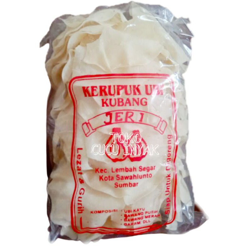 

READY!! KERUPUK UBI MENTAH PADANG