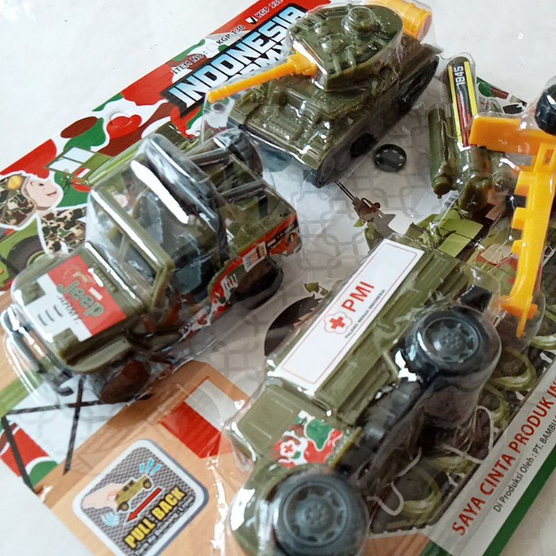 KGP 130 / KGP 131 - Mainan Mobil Tentara Military Army Indonesia KGP130 / KGP131