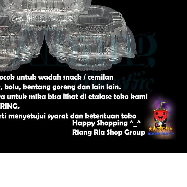 ✳ MIKA BURGER / WADAH BURGER / WADAH MAKANAN RINGAN PLASTIK @50PCS/PACK ❁