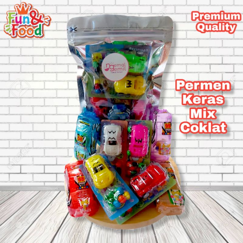 

Permen Keras Aneka Rasa mix Coklat Free Mobil Kualitas Premium