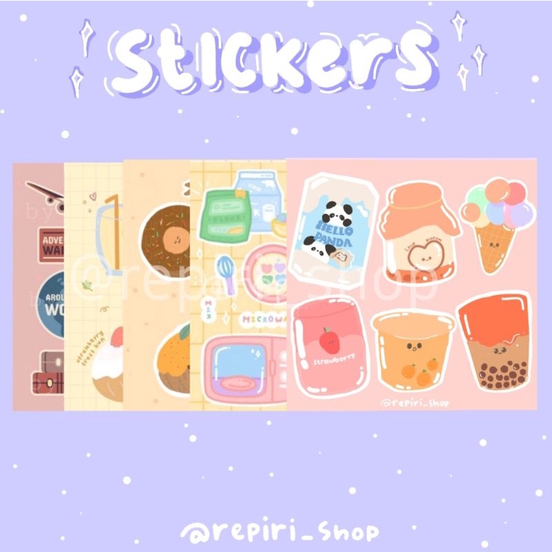 

CUTE CAKE STICKER SET