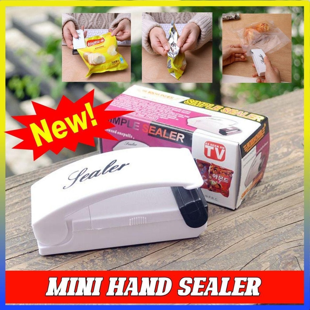 SEALER PLASTIK MAKANAN - SEALER PLASTIK JAJAN - HAND SEALER - SEALER MINI SERBAGUNA - SEALER MINI