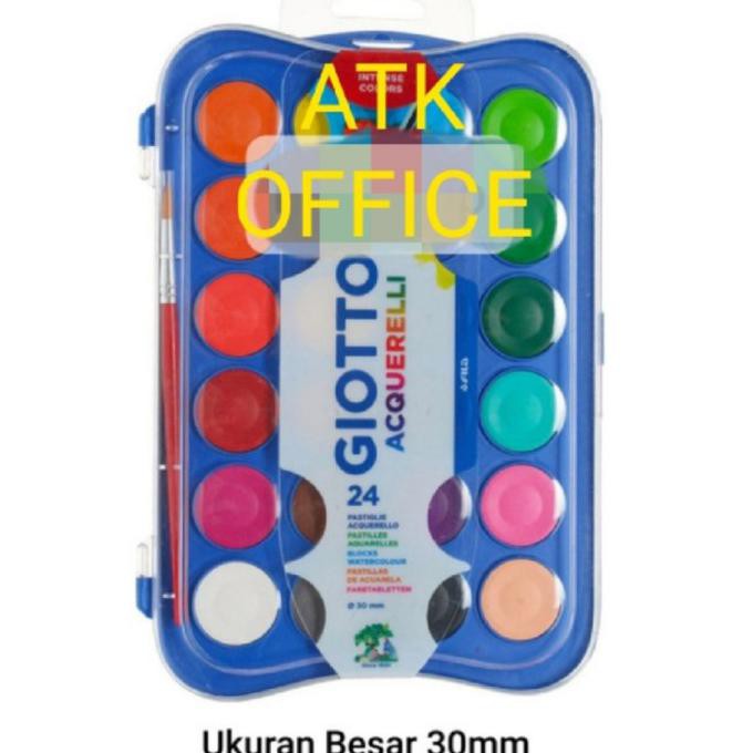 

PROMO CAT AIR GIOTTO 24 WARNA 30 MM+ KUAS 1 SET PERALATAN MELUKIS ART SET MENGGAMBAR