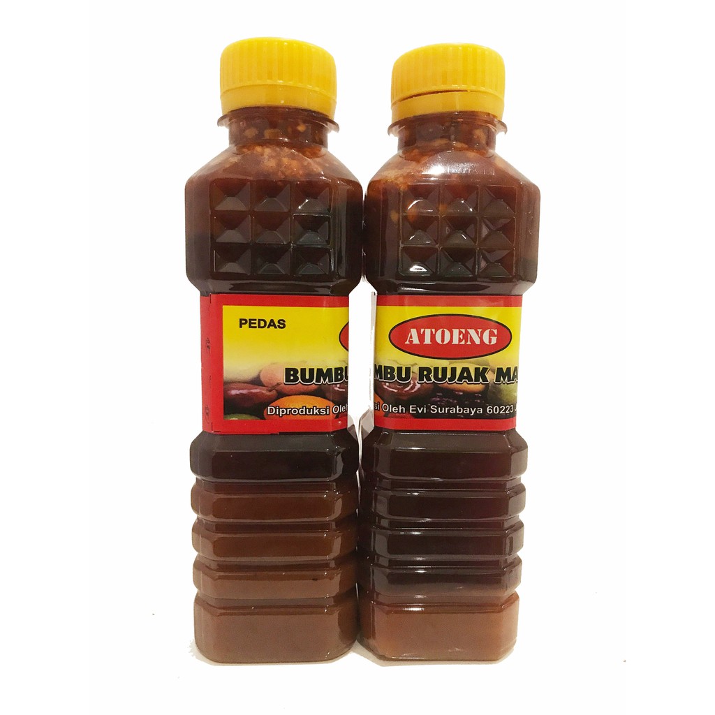 

Sambal Bumbu Rujak Manis Atoeng Pedas Enak 250 gram