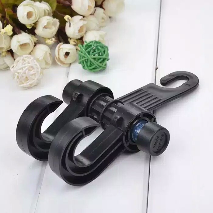 【COD Bayar Di Tempat】HANGER JOK MOBIL GANTUNGAN BELANJA MOBIL Car Hanger 2 Hook