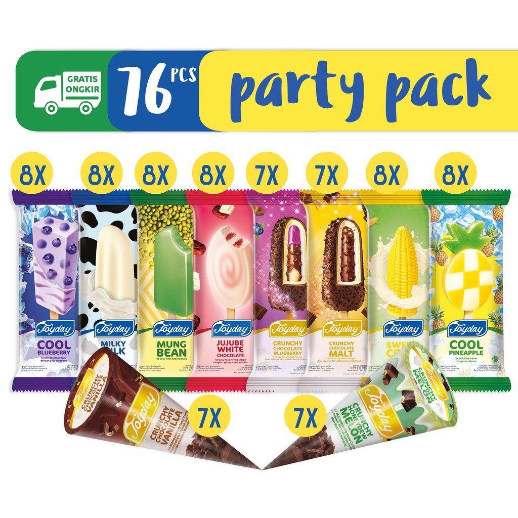 Jual Joyday Ice Cream Party Pack (BANDUNG AREA ONLY) Shopee Indonesia
