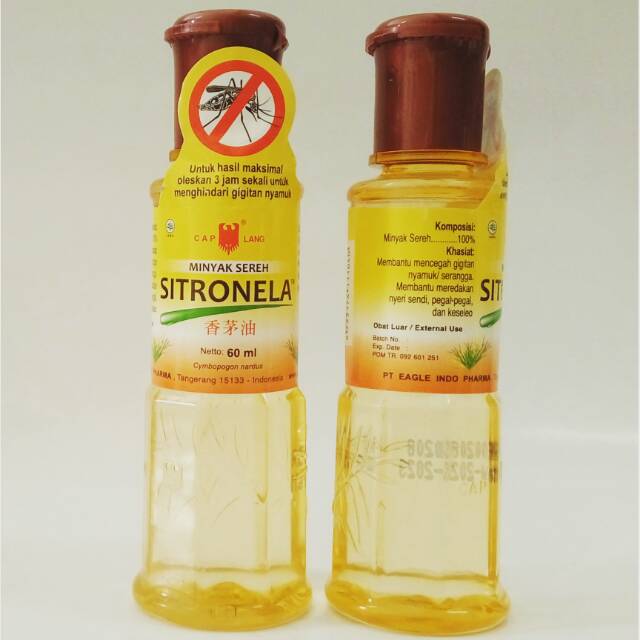 Minyak Sereh Sitronela 60ml Dari Cap Lang Shopee Indonesia