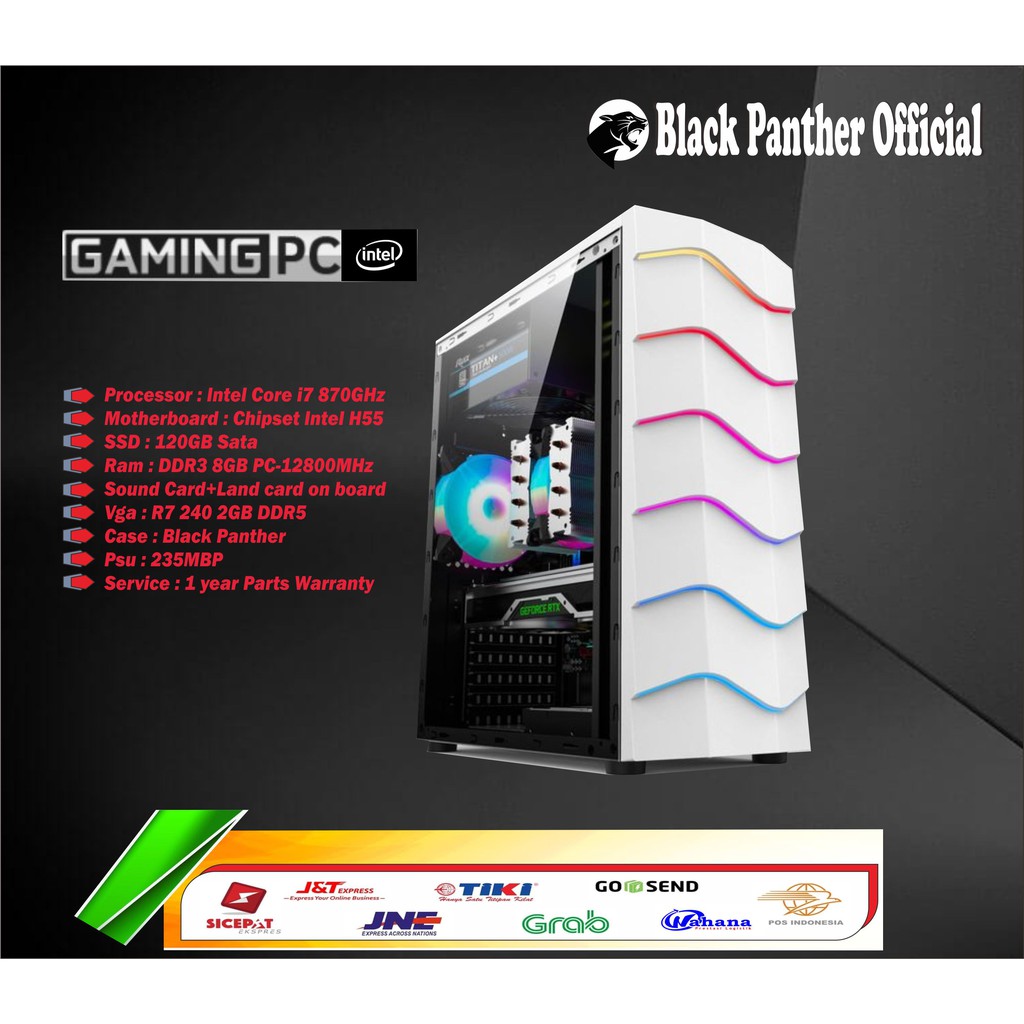 PC Komputer Core i7 870 2.93 Ghz, DDR3 8GB, VGA DDR5, SSD